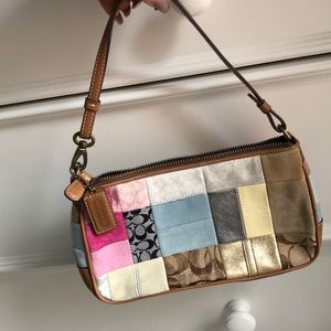 Vintage couch clutch